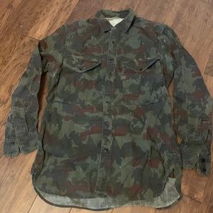 G star cameo button down shirt jacket size Large